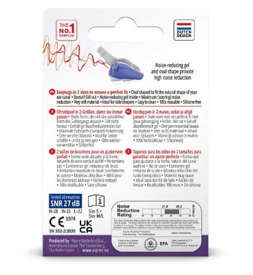 Alpine Sleepdeep Multi Size Sleeping Earplugs 2 Pairs