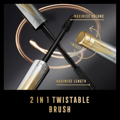 Max Factor Masterpiece 2 In 1 Lash WOW Volume & Length Mascara 001 Black 7ml
