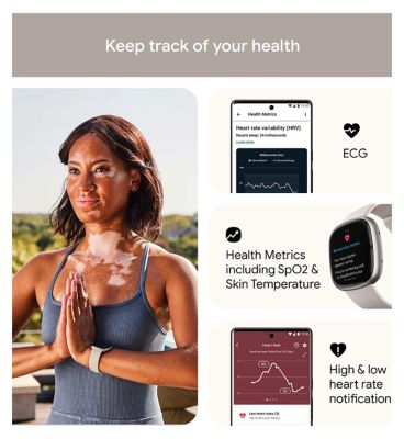 Fitbit Sense 2 Lunar White