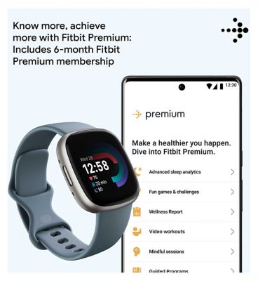 Fitbit Versa 4 Waterfall Blue