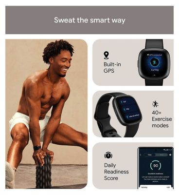 Fitbit Versa 4 Black Graphite