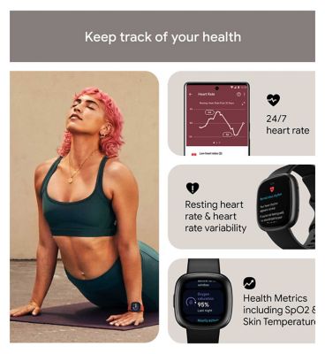 Fitbit Versa 4 Black Graphite