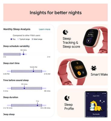 Fitbit Versa 4 Pink Sand