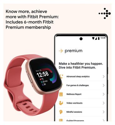 Fitbit Versa 4 Pink Sand