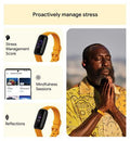 Fitbit Inspire 3 Health & Fitness Tracker Morning Glow