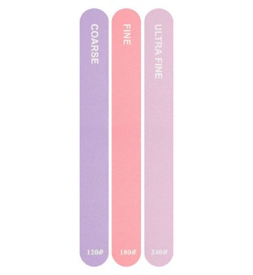 Boots Mixed Grit Nail Files 3pk