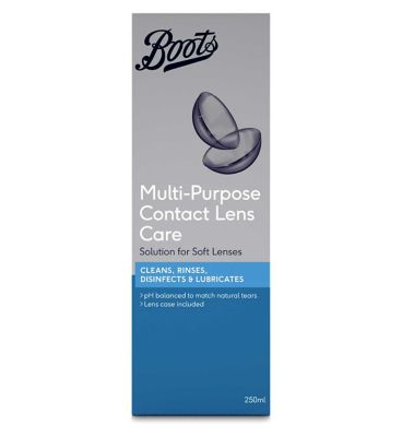 Boots Multi-Purpose Contact Lens Care Solution For Soft Lenses - 250ml