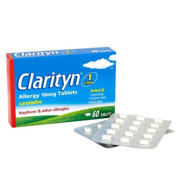 Clarityn Allergy 10mg Tablets - 60 Tablets