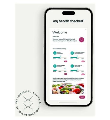 MyHealthChecked Glucose Management DNA Test