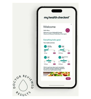 MyHealthChecked Vitamins & Minerals Profile Blood Test