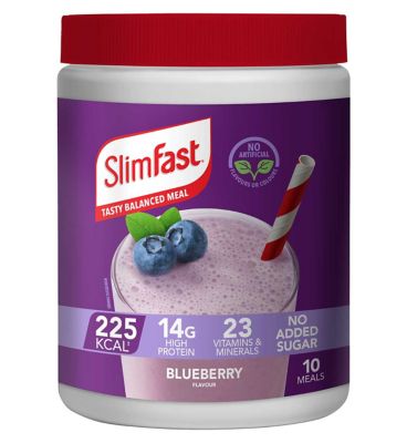 SlimFast Blueberry Shake Powder - 365g