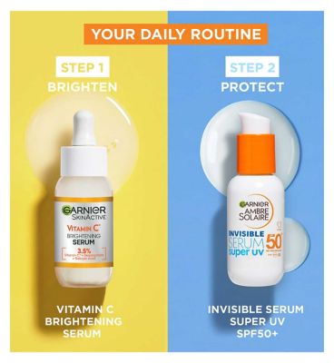 Garnier Ambre Solaire SPF 50+ Super UV Invisible Face Serum 30ml