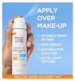Garnier Ambre Solaire Over Makeup Super UV Face Protection Mist SPF50+ 75ml