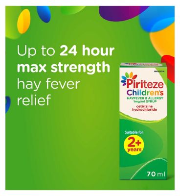 Piriteze Allergy Relief Syrup - 70ml