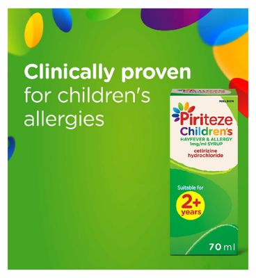Piriteze Allergy Relief Syrup - 70ml