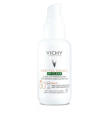Vichy Capital Soleil UV-Clear Mattifying Sun Protection SPF50+ with Salicylic Acid for Blemish-Prone Skin 40ml