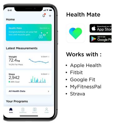 Withings Body Cardio - Heart Health & Body Composition Wi-Fi Smart Scale (White)
