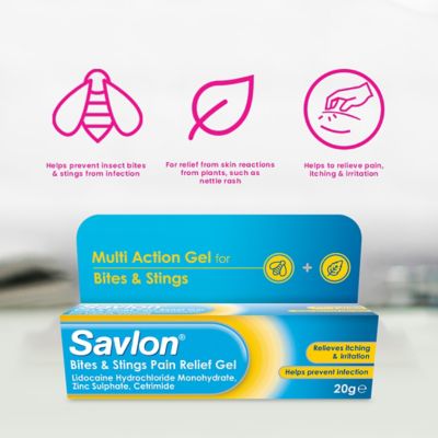 Savlon Bites & Stings Pain Relief Gel - 20g
