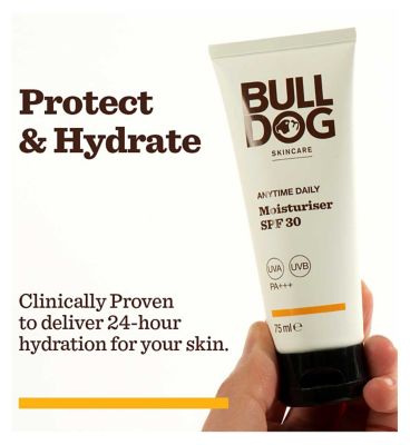 Bulldog Anytime Daily Moisturiser SPF 30 75ml