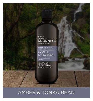 Baylis & Harding Goodness Amber & Tonka Bean Natural Shower Gel 500ml