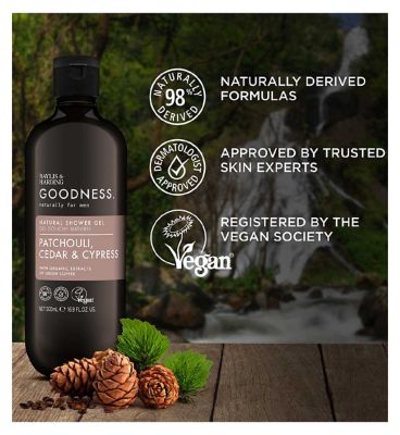Baylis & Harding Goodness Patchouli Cedar & Cypress Natural Shower Gel 500ml