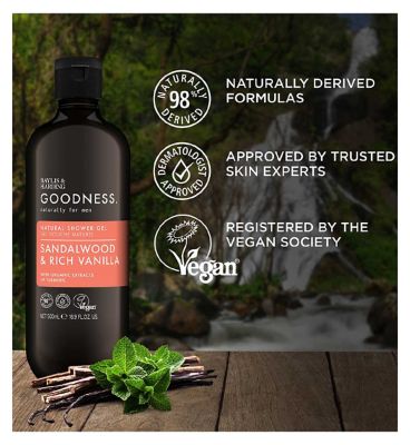 Baylis & Harding Goodness Sandalwood & Vanilla Natural Shower Gel 500ml