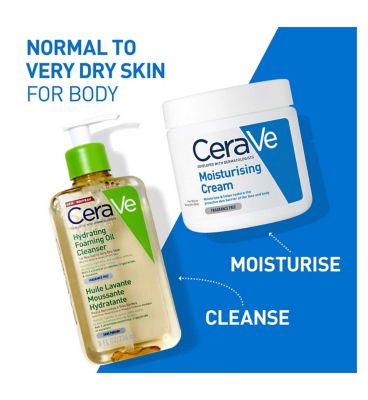 CeraVe Hydrating Foaming Oil Cleanser for Dry Skin 473ml