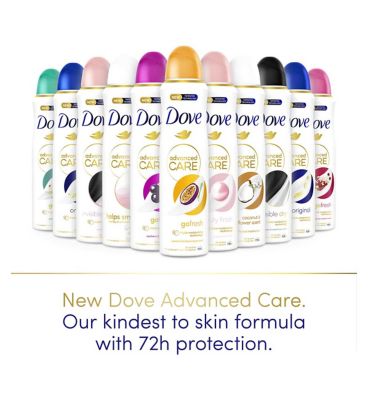 Dove Advanced Care Go Fresh Passion Fruit & Lemongrass Scent Anti-perspirant Deodorant Spray for 72 hours protection 150ml