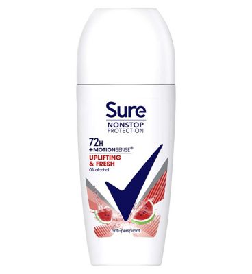 Sure Women Nonstop Uplifting & Fresh Antiperspirant Deodorant Roll On 50ml