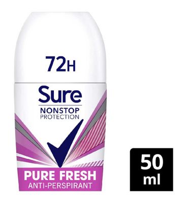 Sure Women Nonstop Pure Fresh Antiperspirant Deodorant Roll On 50ml