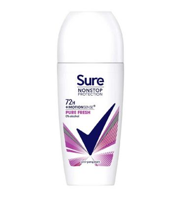 Sure Women Nonstop Pure Fresh Antiperspirant Deodorant Roll On 50ml