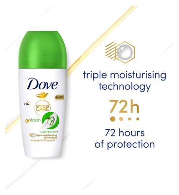 Dove Advanced Care Go Fresh Anti-perspirant Deodorant Cucumber Scent 50ml