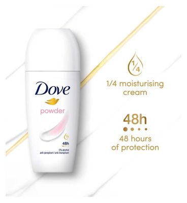 Dove Women Antiperspirant Deodorant Roll On Powder 50ml