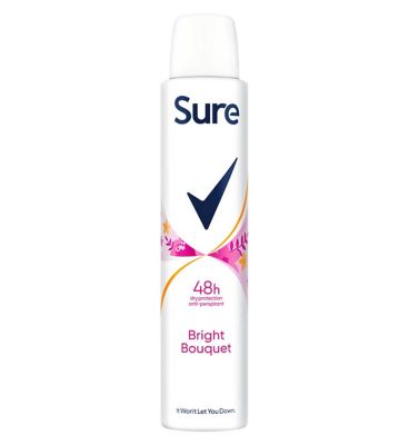 Sure Women Antiperspirant Aerosol Bright Bouquet 200 ml
