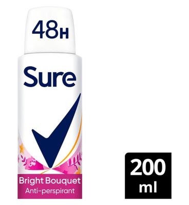 Sure Women Antiperspirant Aerosol Bright Bouquet 200 ml
