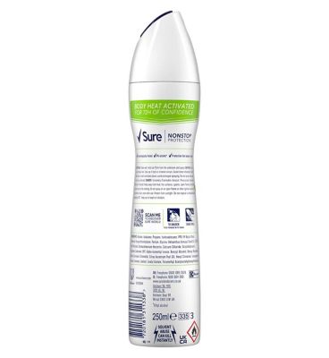 Sure Nonstop Protection Anti-Perspirant Aerosol Freesia & Water Lily 250ml
