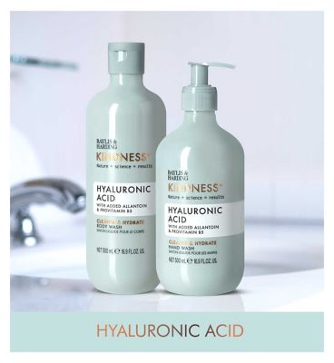 Baylis & Harding Kindness Hyaluronic Acid 500ml Cleanse & Hydrate Body Wash