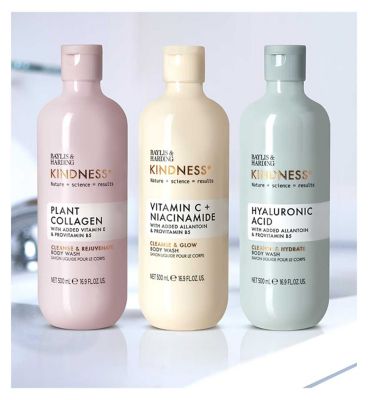 Baylis & Harding Kindness Hyaluronic Acid 500ml Cleanse & Hydrate Body Wash