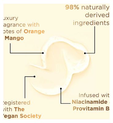 Baylis & Harding Kindness+ Vitamin C & Niacinamide 500ml  Cleanse & Glow Body Wash