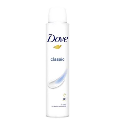 Dove Classic with ¼ moisturising cream Anti-perspirant Deodorant Spray for 48 hours of protection 200ml
