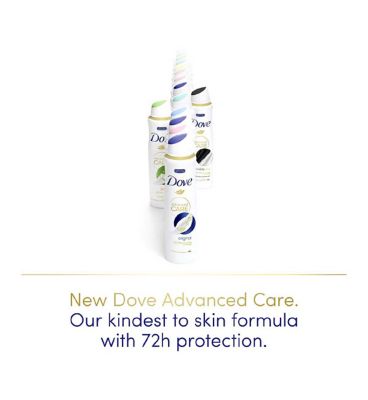 Dove Advanced Care Invisible 72hour protection Anti-perspirant Deodorant Spray Aerosol with Triple Moisturising technology 150ml