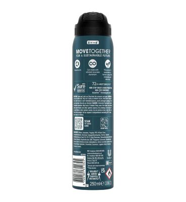 Sure Men Nonstop Protection Anti-Perspirant Aerosol Sensitive 250ml