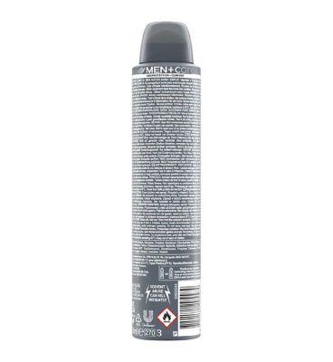 Dove Men+Care Classic Anti-Perspirant Deodorant Spray with 1/4 moisturising cream for 48hr sweat and odour protection 200ml