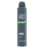Dove Men+Care Fresh deodorant for men with 1/4moisturising cream Antiperspirant Aerosol for 48h sweat and odour protection 200ml