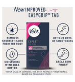 Veet Expert Wax Strips Legs & Body Normal Hair Removal - 20s