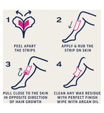 Veet Expert Wax Strips Legs & Body Normal Hair Removal - 20s