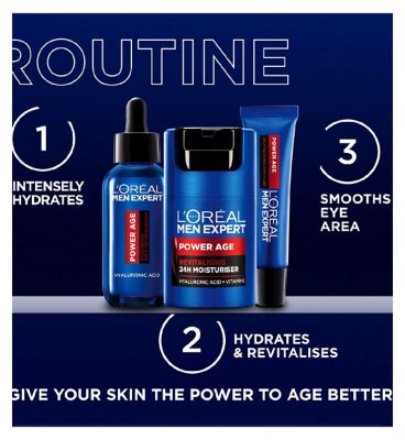 L'Oréal Men Expert Power Age Hyaluronic Acid Revitalising Moisturiser 50ml