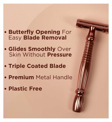 Wilkinson Sword Intuition Rose Gold Handle & 10 Refills
