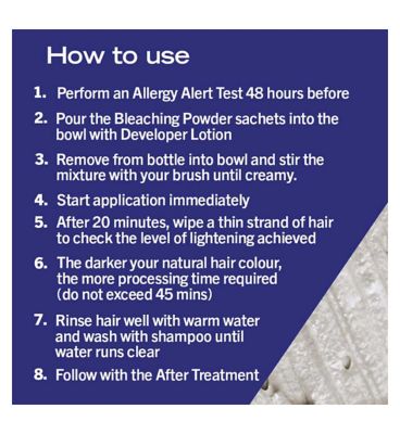 Schwarzkopf LIVE Powder Bleach Bold Blonde Permanent Hair Colour 00P