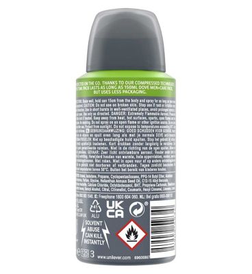 Dove Men+Care Clean Comfort Antiperspirant Aerosol 75 ml